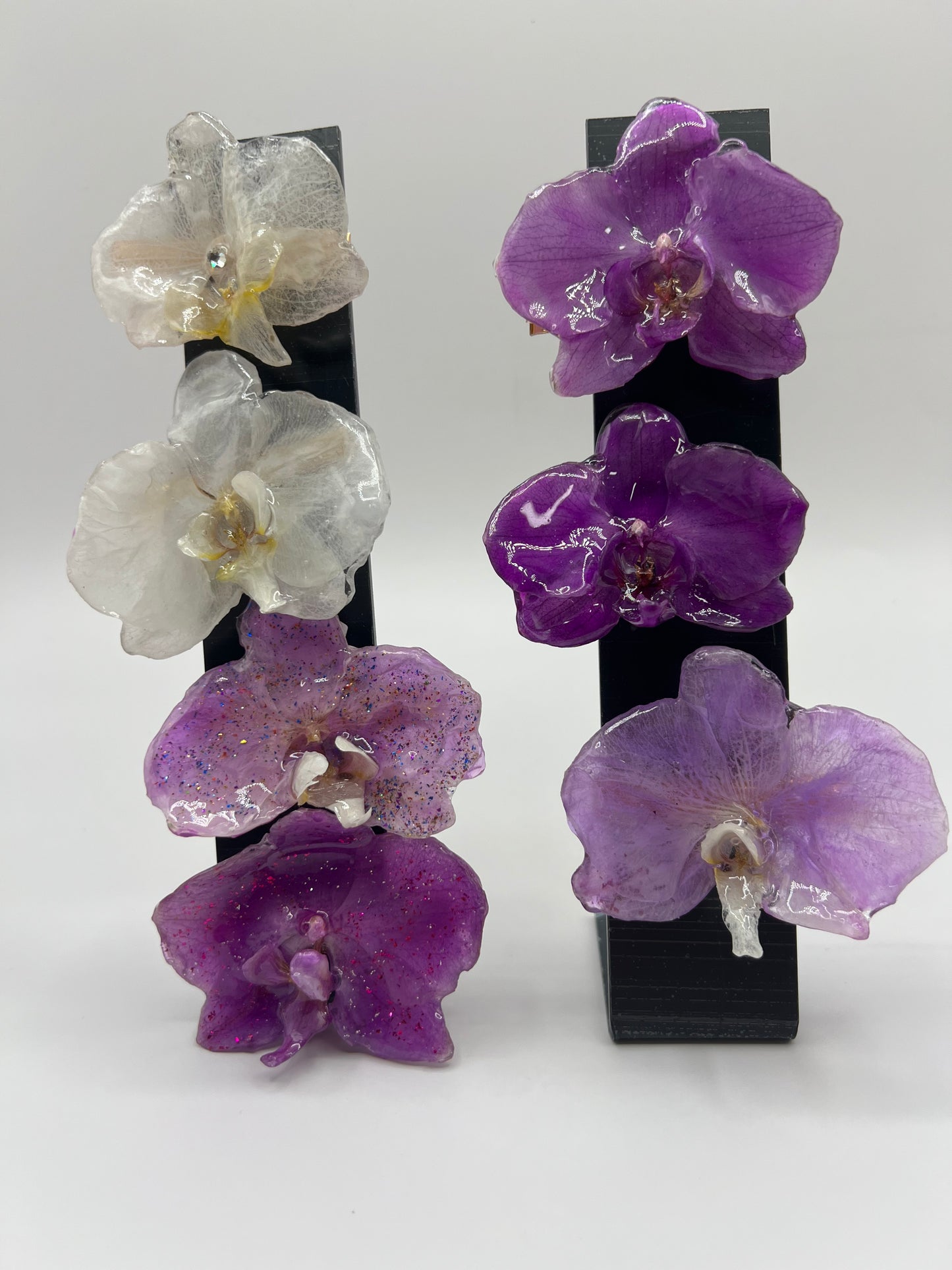 Glitter Purple Hair clip